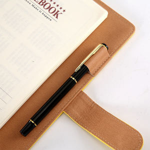 Couverture en cuir pu pour ordinateur portable, feuilles amples de recharge, agenda, lieur à spirale, papeterie de remplacement - Product Image 6