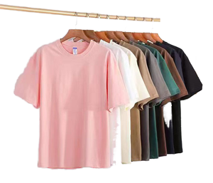 เสื้อยืดผู้ชายทรงปกติ ผ้าฝ้าย 100% สีเขียว คอกลม แขนสั้น สีพื้น ผ้าเจอร์ซีย์ถักแบบเรียบ ดีไซน์เรียบง่าย - Product Image 1