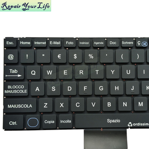 Teclado Italiano de Letras Grandes para Portátil K762 K3259 KY347-1 K3259 Teclast Tbolt 10 DG Taclast F15, Nuevo, Negro - Product Image 4