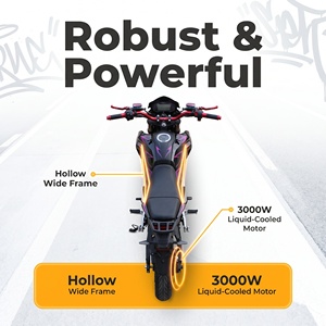 Motocicleta Eléctrica de Dos Ruedas con Motor sin Escobillas de 3000W de Alta Velocidad y Batería de Gran Potencia 1. CVP (Proposición de Valor Central) Eléctrico de Alto Rendimiento - Product Image 3