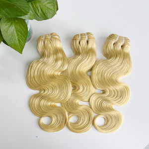 ผมบลอนด์แบบลอนคลื่น 613 สี จำนวน 613 มัด ผมแท้ 100% สำหรับใช้ในร้านเสริมสวย - Product Image 2