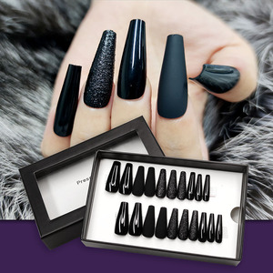 Caja de <span class=keywords><strong>uñas</strong></span> de tamaño personalizado, prediseño de lujo, novedad de <span class=keywords><strong>2021</strong></span>, transparente, <span class=keywords><strong>con</strong></span> prensa - Product Image 5