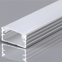 Éclairage linéaire minimaliste 14*7, vente chaude, profil en aluminium personnalisable dissipant la chaleur, lumière LED linéaire