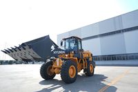 HL665L+ Wheel Loader Tugas Berat 5 Ton, Bucket 3m³, Mesin Diesel 161kW untuk Tambang