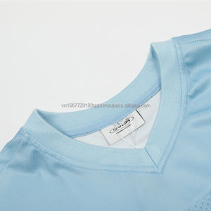 Maillot décontracté unisexe de marque tendance, style pastoral estival, respirant, séchage rapide, anti-UV, coupe ample et confortable, col en V, manches courtes - Product Image 4