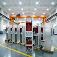 Prix usine – Appareillage de commutation métallique isolé solide 12 kV SIS, entièrement scellé, pour distribution d'énergie industrielle urbaine en intérieur, modulaire
