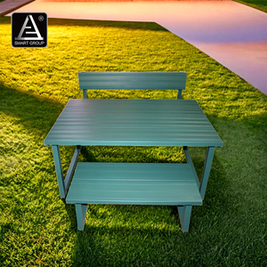 Smart Sports Outside Furniture Restaurant <b>Dining</b> Table <b>Chairs</b> Anti-corrosion Camping Aluminum <b>Dining</b> Tables and <b>Chairs</b> Set AL-04 - Product Image 6