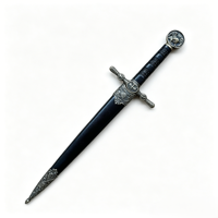 Mini-dague populaire LOTR de 35 cm, 0,15 kg, avec poignée gravée en bronze antique à l'emblème d'un aigle, pour collection de cosplay