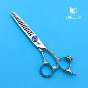 Ciseaux à cheveux en acier 440C 6.3 pouces outils de barbier professionnels ensemble de ciseaux de coiffure diamant globe oculaire - Product Image 5