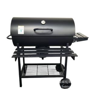 <span class=keywords><strong>Asador</strong></span> <span class=keywords><strong>de</strong></span> Carbón para Exteriores, Horno Ahumador, Parrilla para Barbacoa, Rostizador, Barril <span class=keywords><strong>de</strong></span> Metal Negro para Aceite - Product Image 5