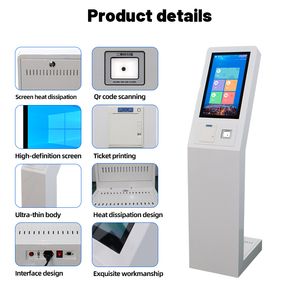 Terminal de Pantalla Táctil de 19 Pulgadas, Acero Laminado en Frío, Intel Core I3 I5, Kiosco de Pago Compatible con SDK para Cines y Atracciones Turísticas - Product Image 2