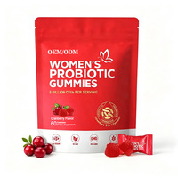 Gummies Probiotiques Personnalisées ODM pour Femmes, Formule Canneberge 5 Milliards de UFC, Complément de Soin Intime Féminin, 60 Comprimés pour Femmes - Meilleures Ventes