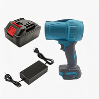 Souffleur industriel puissant 21V, moteur sans balais, ventilateur turbo sans fil, batterie lithium rechargeable, dépoussiéreur d'air pour la maison