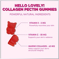 Gommes au collagène Vegan Vitamine Blanchiment de la peau Gommes au glutathion Pour le blanchiment de la peau Éclaircit les taches brunes Anti-âge Personnalisé
