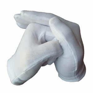 White Large Cloth Dry Hands Cleaning Coins Jewelry Costume Moisturizing Cotton <strong>Gloves</strong> For Men And Women - Product Image 3