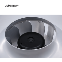 220mm roulement à billes fan centrifuge vers l'arrière incurvée moteur
