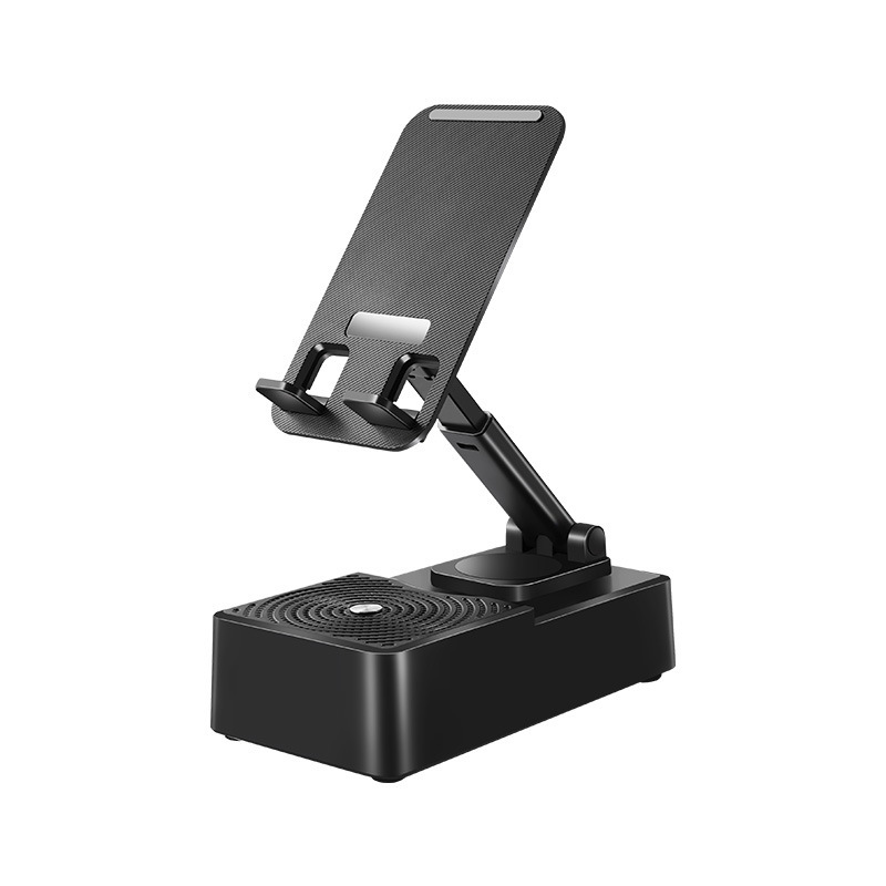 Haut-parleur noir f16 avec support - Batterie 1200 mAh