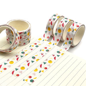 Cinta Adhesiva Decorativa Washi Personalizada al por Mayor con Impresión de Rosas Doradas, Etiqueta de Embalaje Japonesa - Product Image 5