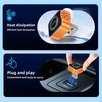 Boîtier CarPlay Modèle M72 avec USB Type-C pour voitures compatibles Android Auto AirPlay Miracast, mise en miroir d'écran sans latence et fluide