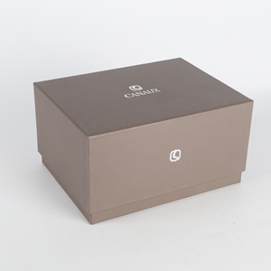 Boîte de Rangement Personnalisée pour <span class=keywords><strong>Montre</strong></span> en <span class=keywords><strong>Bois</strong></span> Marron, Luxe, Marque avec Logo, 1 Fente, Boîte Créative Peinte avec Boîte en Papier, Charnière Argentée, Emballage Cadeau - Product Image 6