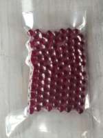 Boule de saphir, couleur rubis