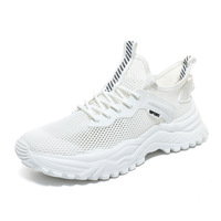 Chaussures pour hommes respirantes, fines, anti-odeurs, en maille ajourée, pour le sport, décontractées, course à pied