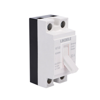 Disjoncteur miniature (MCB) LINZIELE NT-50 de haute qualité, 2P 20A/30A 230V AC, certifié CE, capacité de coupure 1,5KA pour