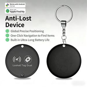 Dual-System GPS-Tracker Ortungsgerät Schlüsselfinder Mini Air Smart Tag für Apple Find My und Google Android Find Hub - Product Image 1