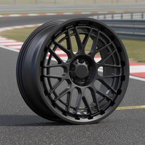 Jantes en maille de 18 à 22 pouces, finition noire satinée, concaves, pour Tesla, BMW, Audi, style CSL, 6061-T6, JWL VIA DOT, jantes forgées monobloc - Product Image 3