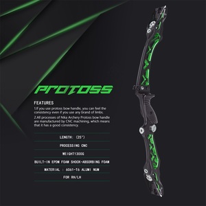 NIKA ET-11 protoss bắn cung <span class=keywords><strong>recurve</strong></span> cung Riser 25 inch ilf cung Riser nhôm CNC - Product Image 2