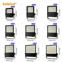 Éclairage de rue résistant aux intempéries 100W 150W 200W 300W 400W 480W 600W Projecteur Super Bright 6500K Sport Fields Courts Éclairage extérieur