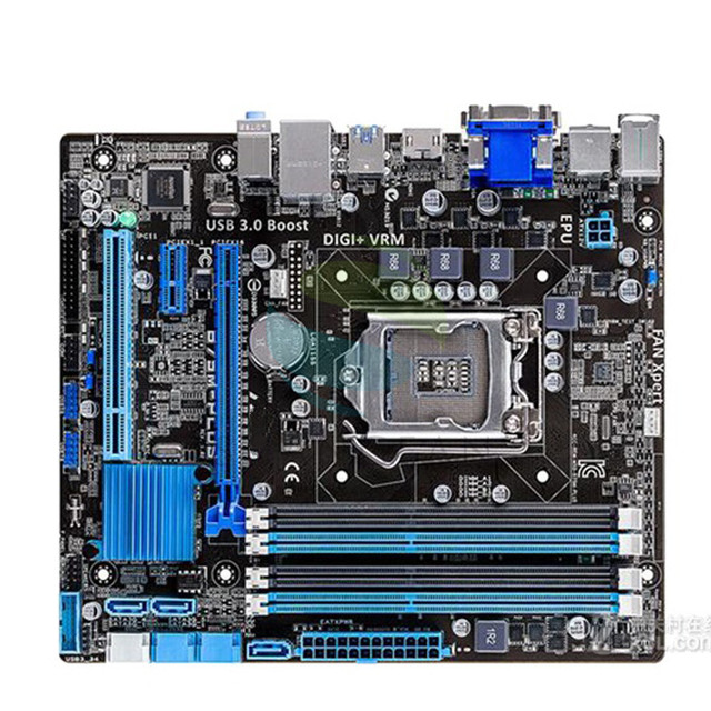 B75M-PLUS Desktop Motherboard B75 Socket LGA 1155 I3 I5 I7 DDR3 16G UATX UEFI BIOS Original Used Mainboard on Sale