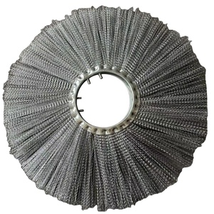 Tùy chỉnh công nghiệp PP dây thép hỗn hợp vòng quét Wafer bàn chải để làm sạch đường phố - Product Image 3