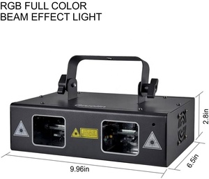הנחה Rgb צבע מלא לייזר המפלגה שלב אור מוסיקה סאונד הופעל שליטת Dmx Dj לייזר אורות למכירה דיסקו שלב אור Dmx - Product Image 4