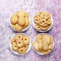 Biscuits au beurre style danois 340g, croustillants et sucrés, biscuits roulés, Émirats arabes unis