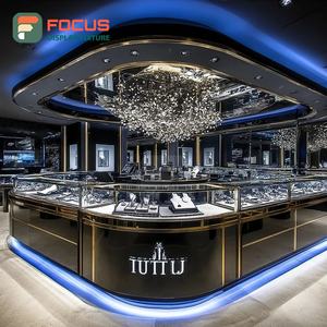 Fabricante de Vitrinas de Joyería de Lujo Personalizadas, Vitrina de Vidrio con Marco de Madera para Espacios de Boutique - Product Image 3