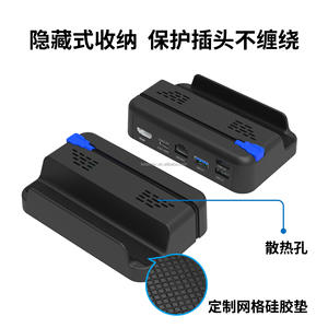 ตัวแปลงทีวี GP-813 สำหรับ Steam Deck แท่น<span class=keywords><strong>แปลง</strong></span>วิดีโอพร้อมพอร์ตเครือข่ายสำหรับ <span class=keywords><strong>Switch</strong></span> <span class=keywords><strong>OLED</strong></span> HD USB Adapter - Product Image 4