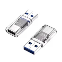 Adaptateur USB C Femelle vers USB Mâle Double Face 3.0 5 Gbps, Convertisseur USB A vers Type C avec Puce Intégrée pour Ordinateur Portable