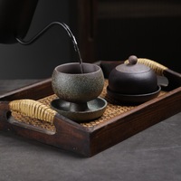 Tasses en céramique vintage en poterie brute artisanale, style japonais, latte art, tasses à thé de l'après-midi pour un usage domestique