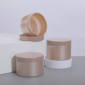 Kích Thước Cổ 89 Mm Rỗng Rộng Miệng Nhựa Kem Lọ Với Nắp 200 / 250 / 300 /340 <span class=keywords><strong>Ml</strong></span> Vàng Mỹ Phẩm <span class=keywords><strong>Jar</strong></span> Bao Bì - Product Image 4