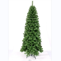 120cm-300cm Grüner Wasserdichter Künstlicher PVC-Weihnachtsbaum für Heim, Feiertage, Einkaufszentren, Innen-/Außen-Weihnachtsdekoration