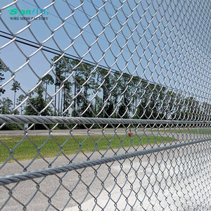 Tùy Chỉnh Nhà Máy Trực Tiếp Nhúng Nóng Mạ Kẽm PVC Tráng Chuỗi Liên Kết Hàng Rào Cyclone Dây Lưới Hàng Rào Bảng Điều Chỉnh - Product Image 3