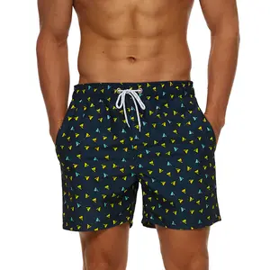 2023 Großhandel Herren Badehose benutzer definierte Logo atmungsaktive Strand Sommer schwimmen Beach wear Badehose für Männer