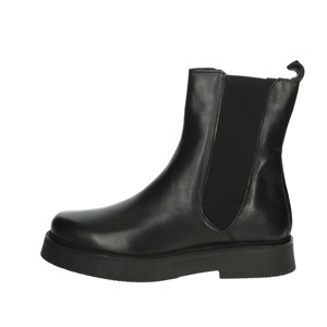 Stivaletti bassi da donna stile autunno/inverno con plateau da neve e Design con plateau scaldante cotone 2320032G nero - Product Image 1