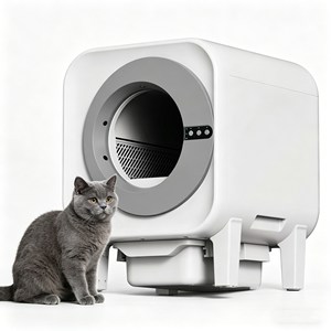 Hot Sale Smart Cat Litter <b>Box</b> Arenero Automático WiFi App Control <b>Large</b> Capacity Deodorizing Enclosed Easy Clean Cat Toilet - Product Image 4
