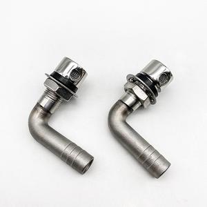 316 in acciaio inox 90 ° gomito per il serbatoio del carburante della barca serbatoio Marine forniture olio di riempimento porto