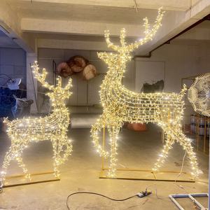 Lámpara de Luz LED para exteriores, lámpara de animales para decoración de Calle, Plaza, Alce, Leon, <span class=keywords><strong>Caballo</strong></span> para Navidad - Product Image 1