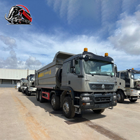 Camion benne lourd 400 CV, capacité de charge 30-40 tonnes, pour projets miniers et de construction, SINOTRUK HOWO 8x4