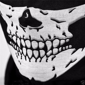 Masque d'Halloween Terrifiant S-<span class=keywords><strong>kull</strong></span> Menton Masque Squelette Fantôme Gant Ensemble Performance Party Dressing Décoration Fournitures Jouets - Product Image 2