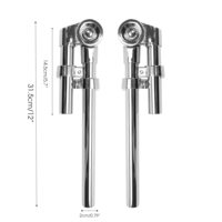 AOOLOO Support de fixation en alliage pour batterie, pince de fixation pour grosse caisse, support universel pour instrument, pièces de quincaillerie